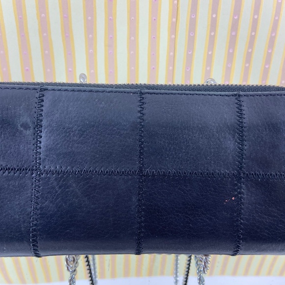 Co-Lab Black Leather Patchwork Wallet - Picture 3 of 14